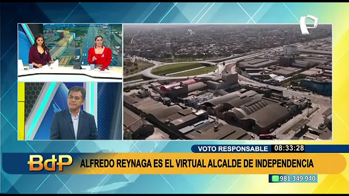 Virtual alcalde de Independencia se compromete a u...