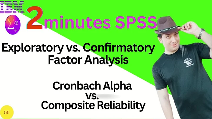 Exploratory vs. Confirmatory Factor Analysis| Cronbach Alpha vs. Composite Reliability| EFA vs. CFA