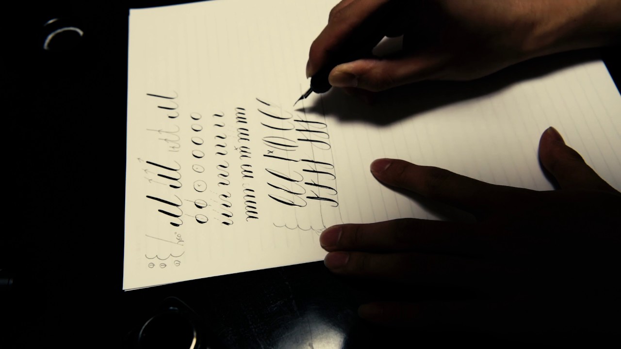 How to write Copperplate #2 - YouTube