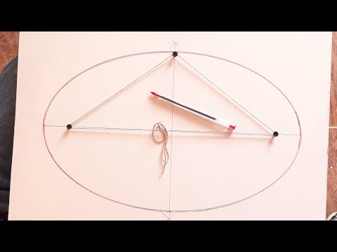 فيديو: كيفية بناء شكل بيضاوي بالبوصلة