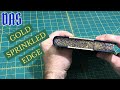 Gold Sprinkled Edge // Adventures in Bookbinding