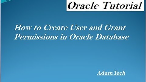 How to Grant All Privileges in Oracle Database