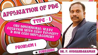 Type I - Problem 1 - Zero Velocity - one dimensional wave equation