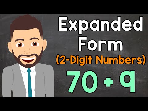 ⁣Writing 2-Digit Numbers in Expanded Form with Mr. J