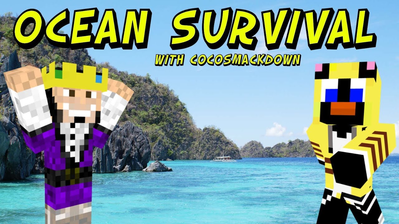 Minecraft Survival - DIAMONDS FOR DAYZ! (Ocean Survival with CocoSmackdown)