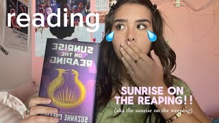 Reading Sunrise On The Reaping for the first time!!