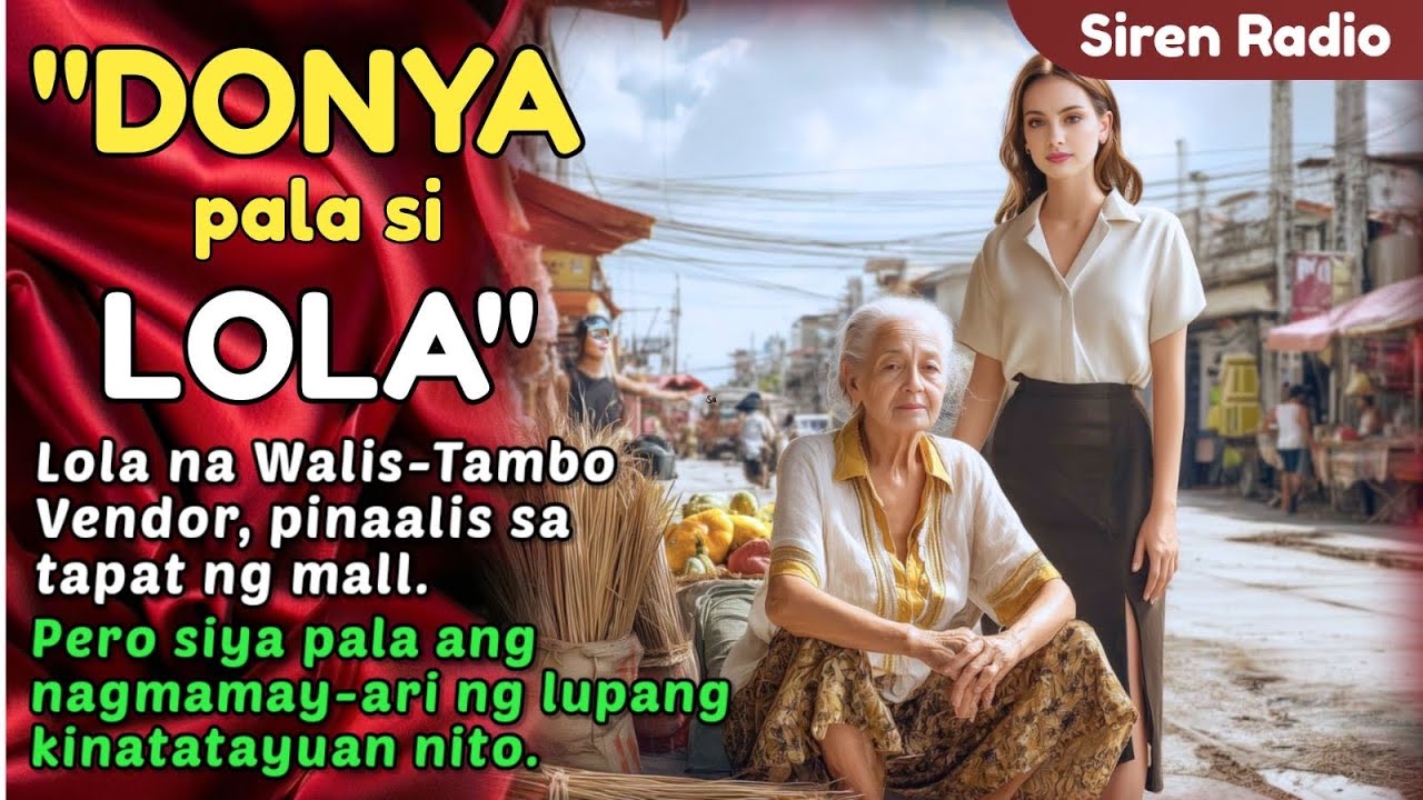 LOLA NA WALIS TAMBO VENDOR, PINAALIS SA TAPAT NG MALL! SIYA PALA ANG MAY ARI NG KINATATAYUAN NITO