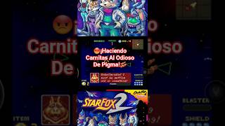 Poniendo a Pigma en su lugar🐽/Star Fox 2 #juegosretro #shorts #madarauchihaelgamer #starfox2