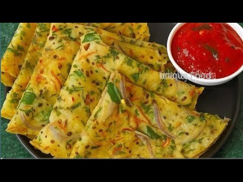 जानबूझ के उठोगे लेट क्योंकि 5 मिनट में बनेगा यह Tasty नाश्ता घर के कम समान से | Breakfast recipe