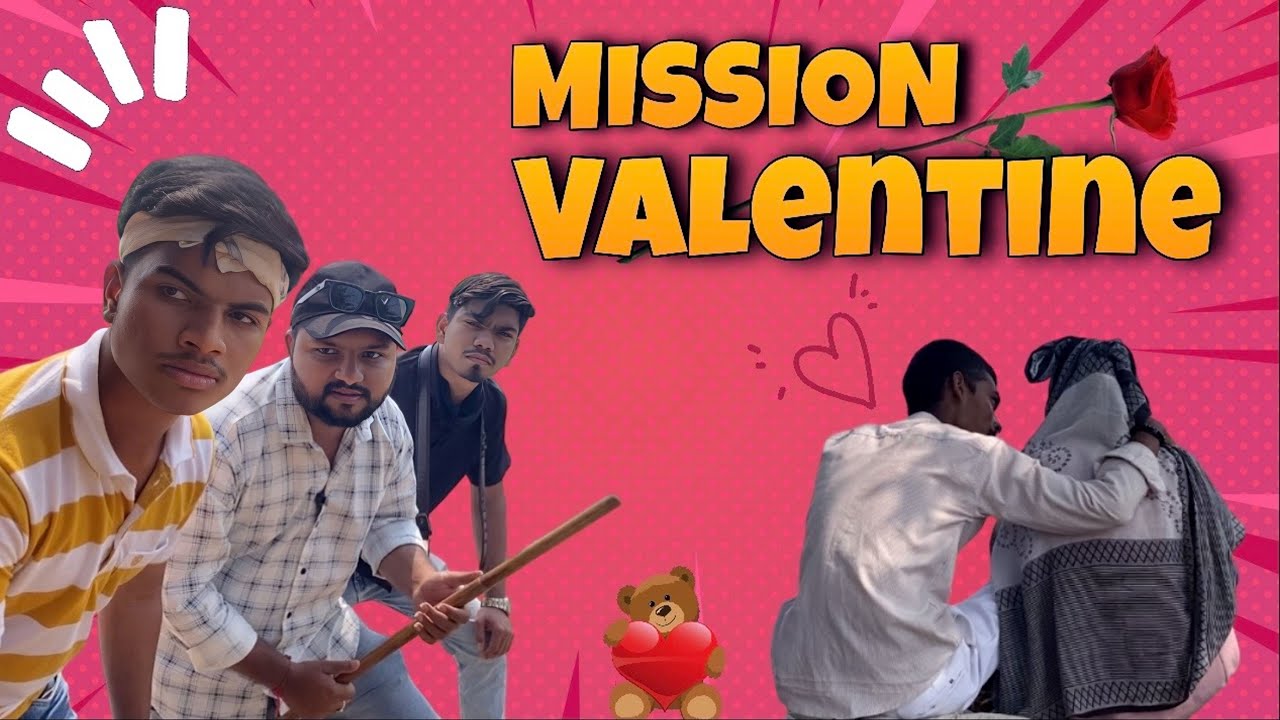 Mission Valentine || Gujarati Comedy Video || Crazy Mitro - YouTube