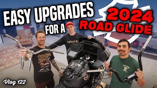 Fast &amp; Easy Upgrades On A 2024 Harley Road Glide! - Vlog 122