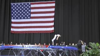 Jeffrey Gluckstein - Trampoline Prelims - 2014 USA Gymnastics Championships