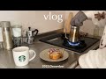 〈vlog〉一人暮らし社会人の食事記録🍽️/最近食べた色々/スタバフード/自炊🫕