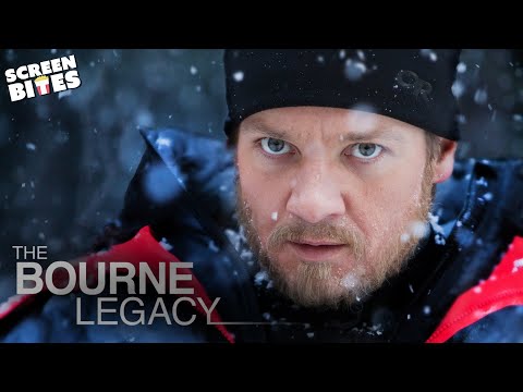 Jeremy Renner vs a Wolf | The Bourne Legacy (2012) | Screen Bites