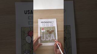 USA Patriotism Coloring Page | America Color By Number | American Patriotic Art #usa USA Patriotism Coloring Page | America Color By Number | American Patriotic Art #usa