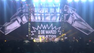 Metallica - Sheek and destroy (5 DE MARZO 2017) FORO SOL MEXICO