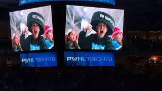 PWHL Toronto Playoff Game 1 vs. Minnesota Video Introductions - Coca-Cola Coliseum - 050824