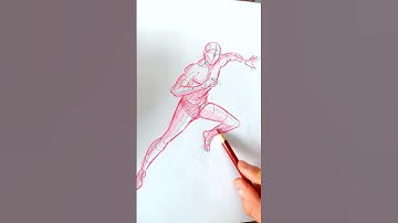 Sketching Dynamic Poses (running edition)