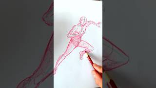 Sketching Dynamic Poses (running edition)