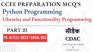 CDAC | CCEE MCQ