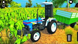 Farmtrac 60 Tractor And Cultivator Farming | Farming Tractor 3d | Android Gameplay | mobile games screenshot 1