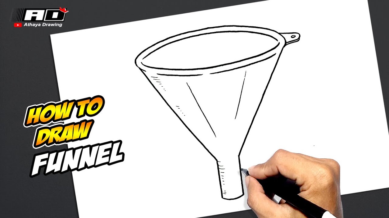 Drawing Sales process Funnel Coloring book, Ea, infographic, glass, angle  png | PNGWing