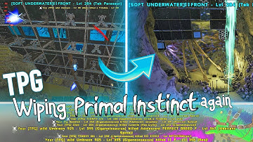WIPING & MEATRUNNING Primal Instinct´s Watercave | Wiu Wiu/TPG | ARK Official PvP