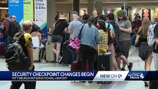 Security Checkpoint Changes Begin At Pittsburgh International Airport