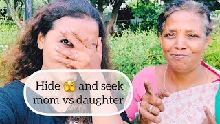 Hide 🙈 and seek game Mom vs Daughter | Coimbatore vlog | Dream explorer roo