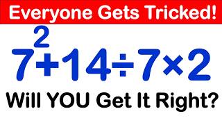 Only 1 in 5 Can Solve This Math Problem!