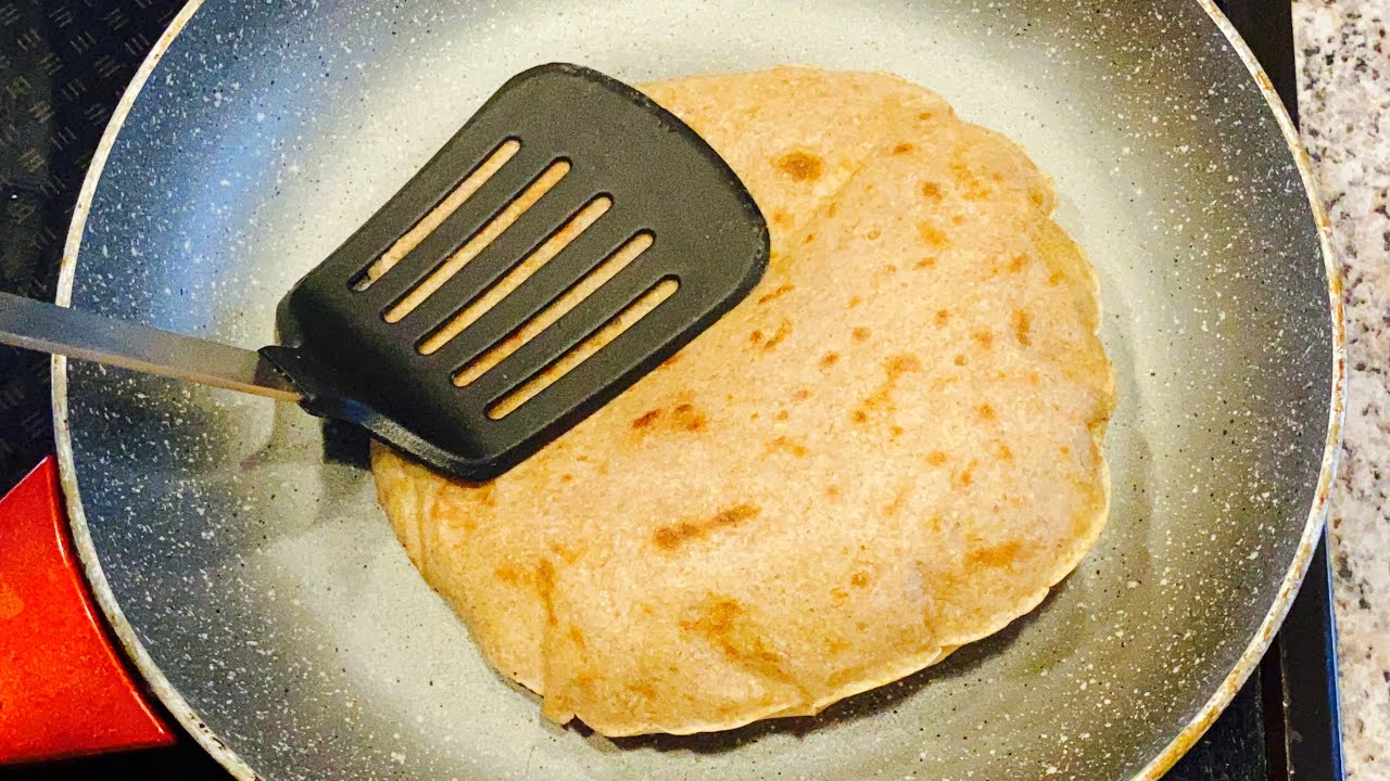 Pfannenbrot ohne hefe und kneten | pfannenbrot rezept | 4k 