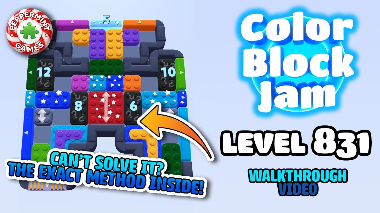 Color Block Jam - Level 831 Walkthrough Solution - YouTube