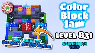 Color Block Jam - Level 831 Walkthrough Solution