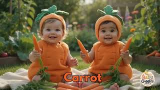 Learn Fruits and Vegetables for Toddlers 🍎✨ | Best Educational Baby Video