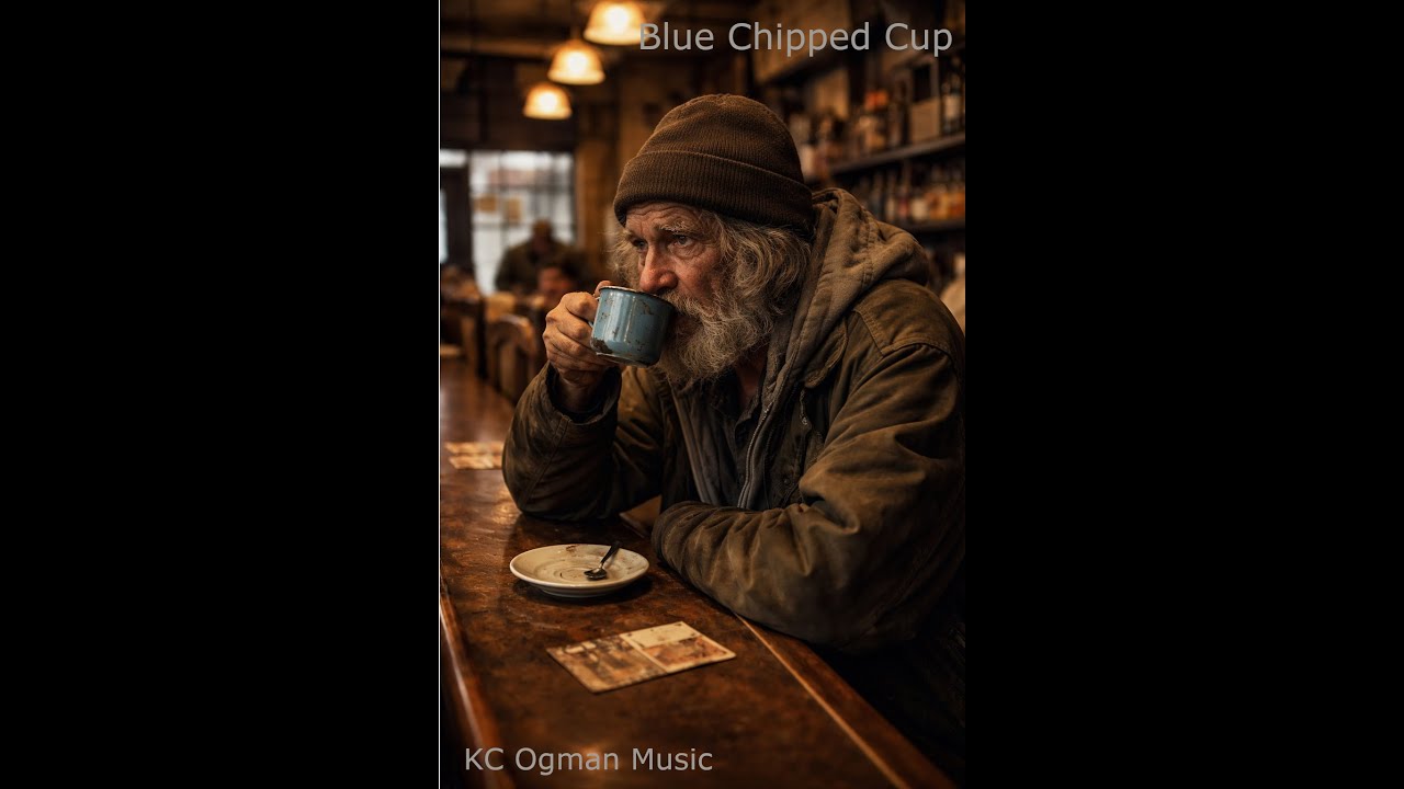 Blue Chipped Cup
