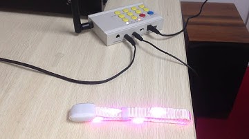 video of remote control led bracelet music control way