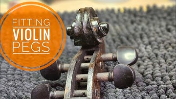 Fitting violin pegs 4× speed.