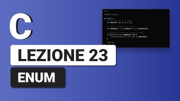 Enum - C Tutorial Italiano 23