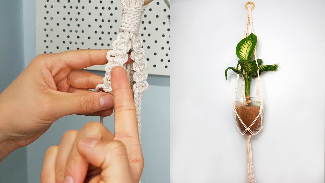 Makrome Saksı Askısı ( Detaylı Anlatım )