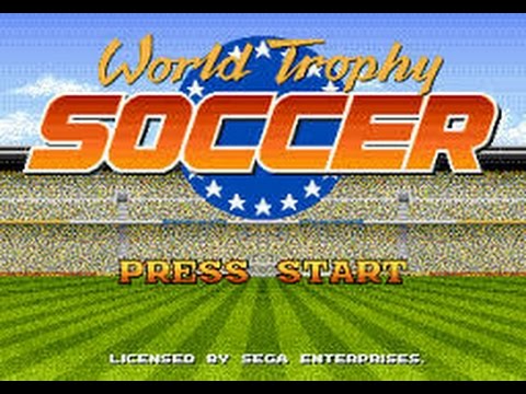 World Trophy Soccer - (Mega Drive) - Completo