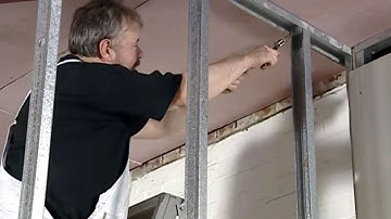 How to Install Metal Stud Framing / Drywall