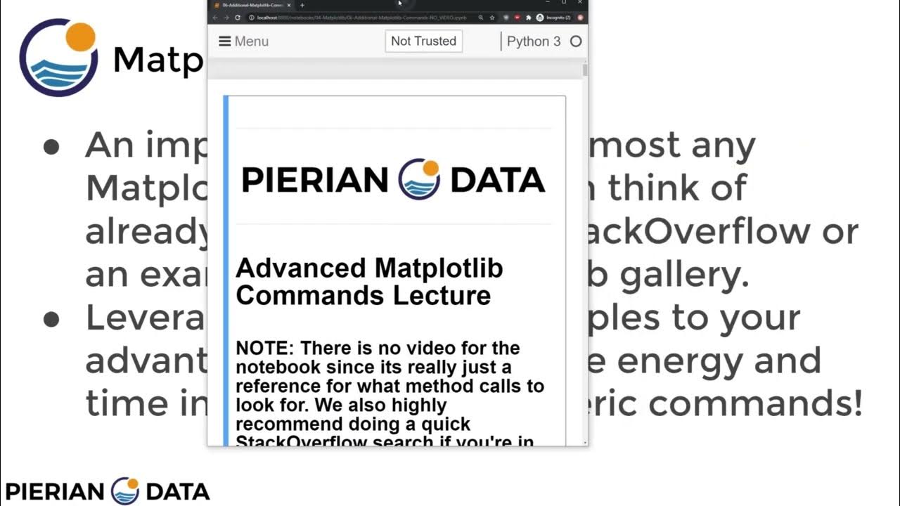 009 Advanced Matplotlib Commands Optional - YouTube