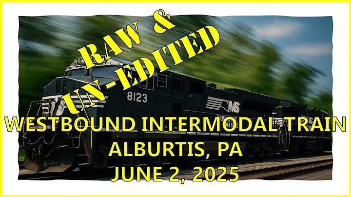 Norfolk Southern Intermodal on the Reading Line—Alburtis, PA, June 2, 2025 Raw & Unedited