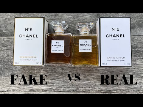 Fake vs Real Chanel No 100 - YouTube