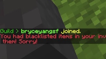when you make a barrier in hypixel skyblock