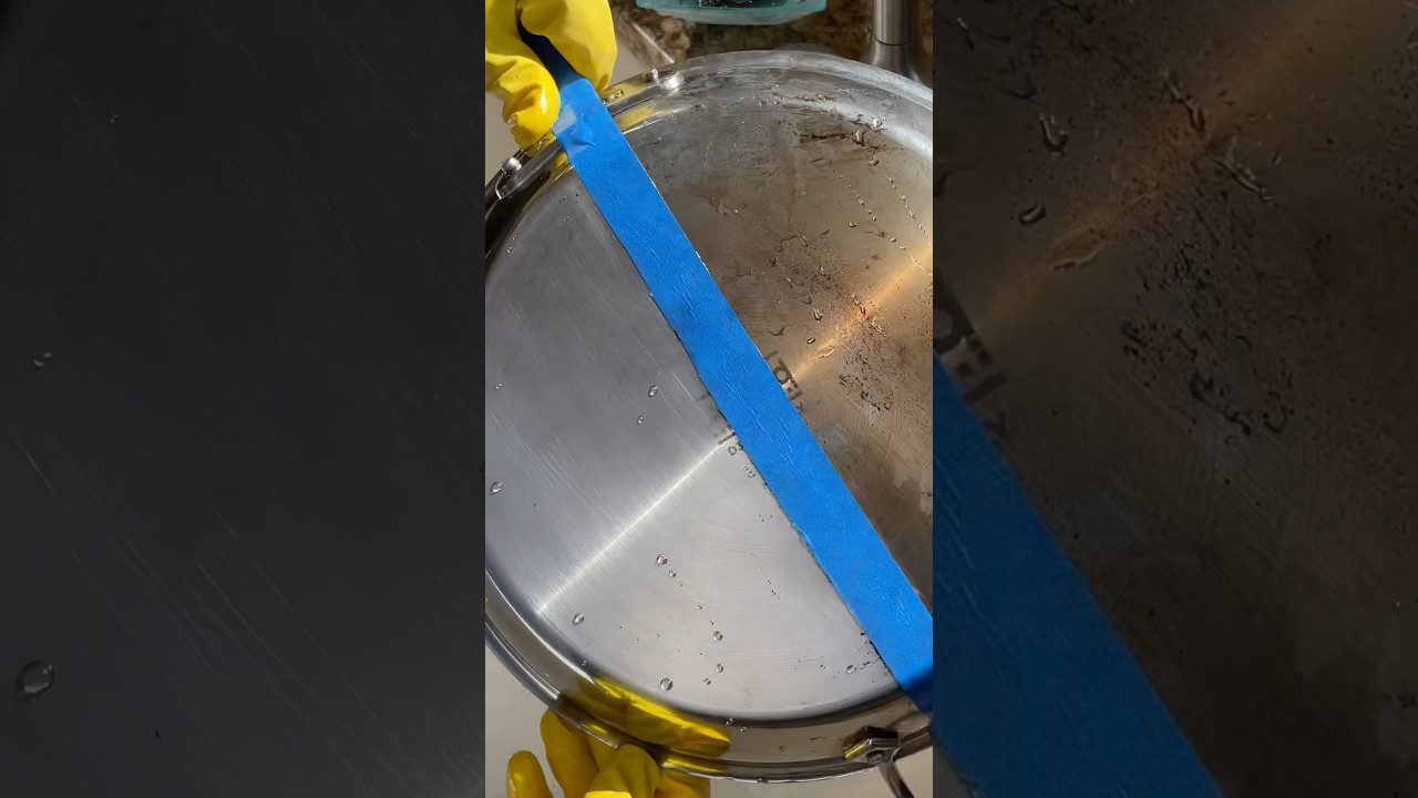 How to Clean Stainless Steel Cookware With The Pink Stuff (Quick Demo)