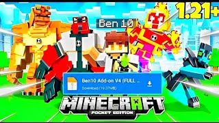 🔥Best Ben 10 Mod for Minecraft PE 1.21.80+ | New Ben 10 Addon for MCPE 1.21+ 🤯 screenshot 4