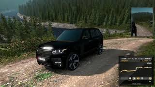 Ets2 1.34 Mods Car Mod - Morning Climbing The Mountain On Range Rover Startech 2018