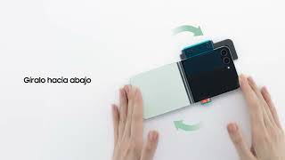 Galaxy Z Flip5: Cómo aplicar el protector de pantalla | Samsung