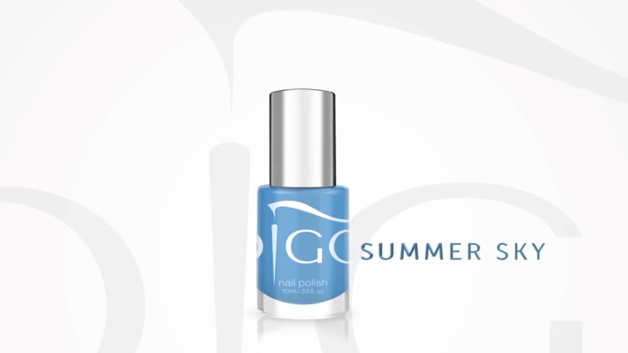 Indigo Nail Polish - Summer Sky - YouTube